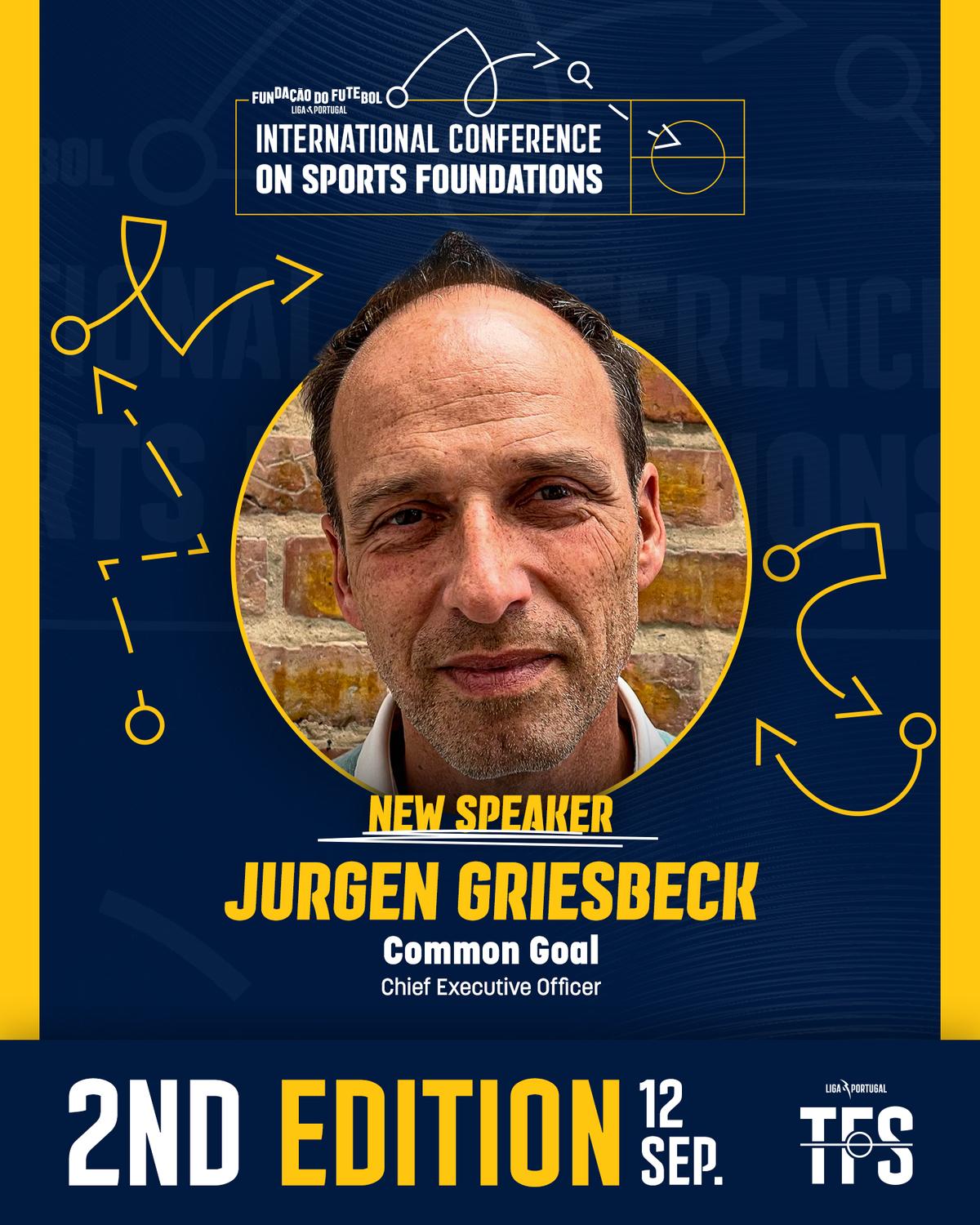Jurgen Griesbeck de regresso ao Congresso Internacional de Fundações Desportivas 