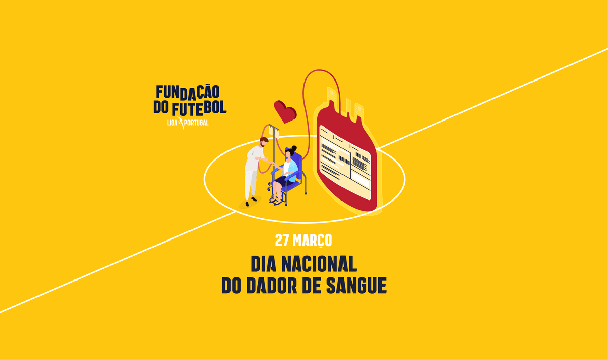 Dia Nacional do Dador de Sangue: Futebol unido por uma causa vital