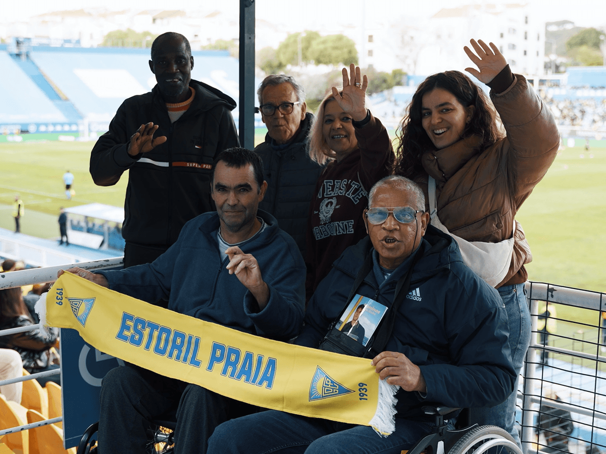 Fundação do Futebol acompanha iniciativa solidária do Estoril Praia com o Centro de Medicina e Reabilitação de Alcoitão
