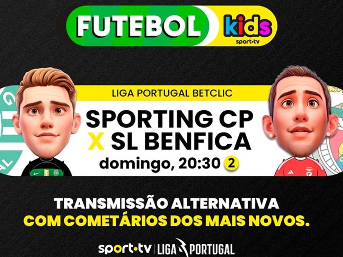 "Futebol Kids" regressou no dérbi entre Sporting CP e SL Benfica 
