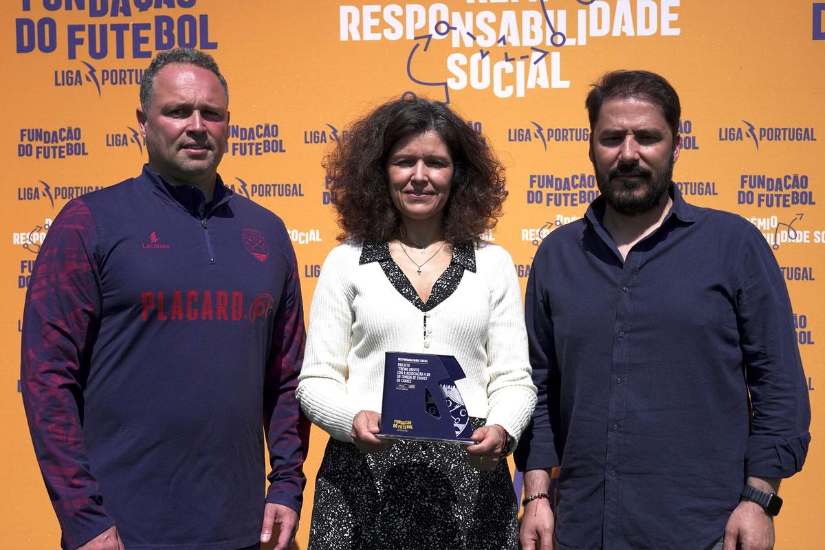 GD Chaves distinguido com o Prémio de Responsabilidade Social de março