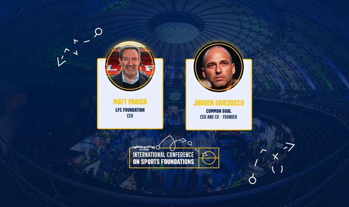 Matt Parish e Jürgen Griesbeck no Congresso das Fundações