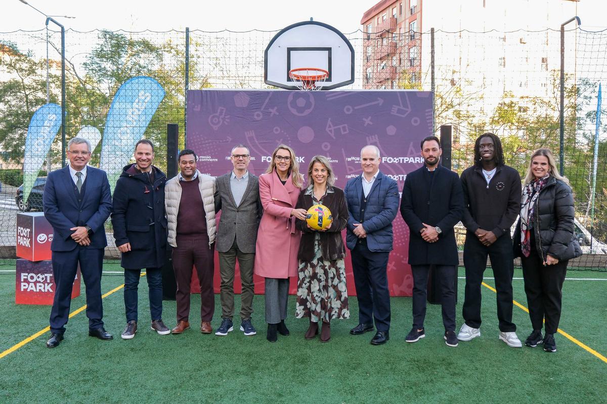 Novo campo do projeto FOOTPARK inaugurado em Loures