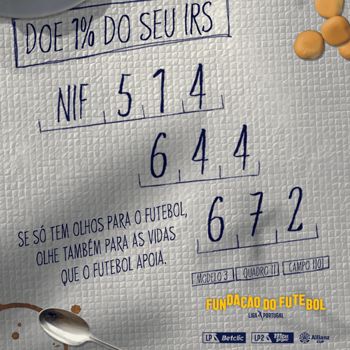 Consignação do IRS: Como ajudar os projetos da Fundação do Futebol sem custos