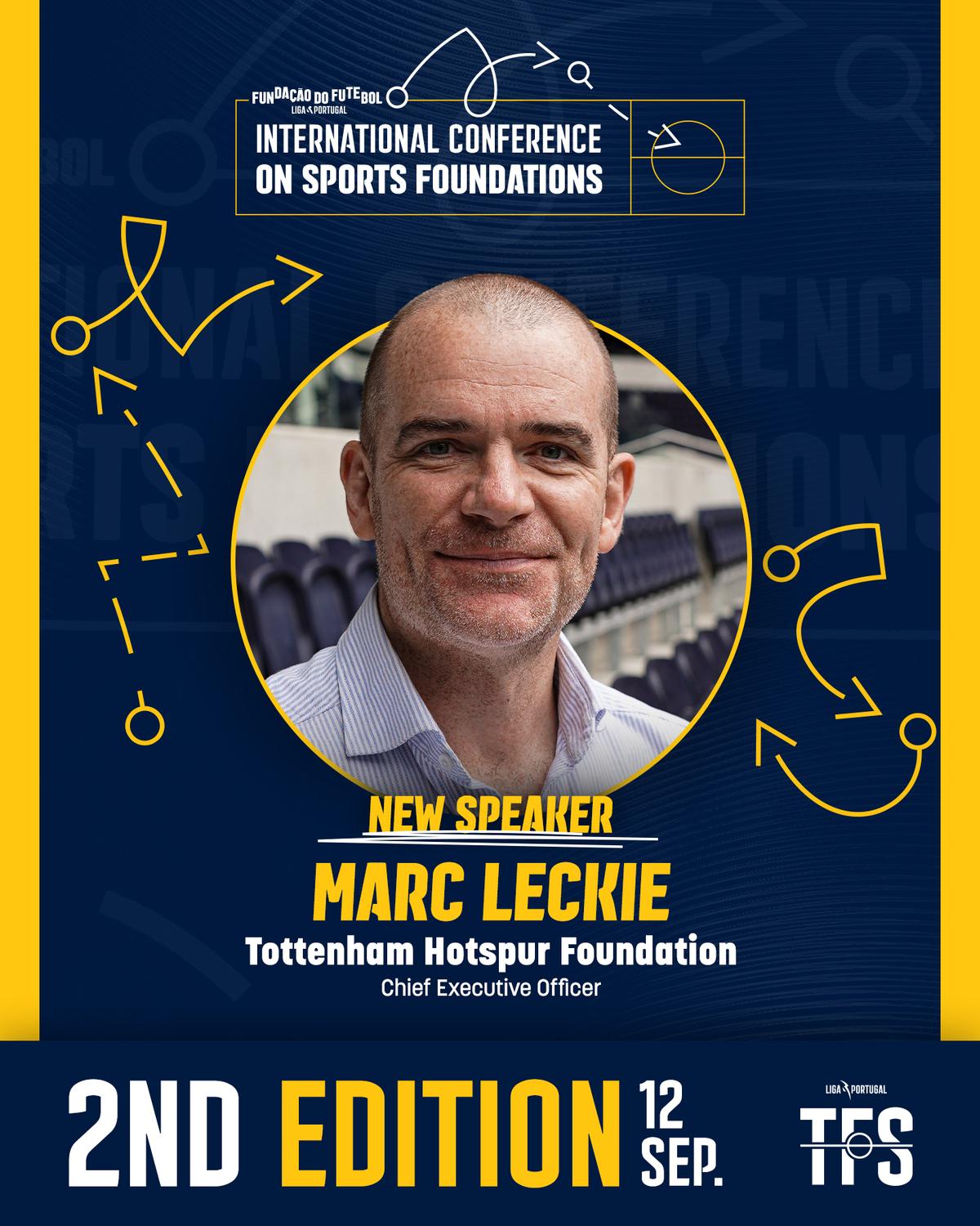 Marc Leckie no 2º Congresso Internacional de Fundações Desportivas