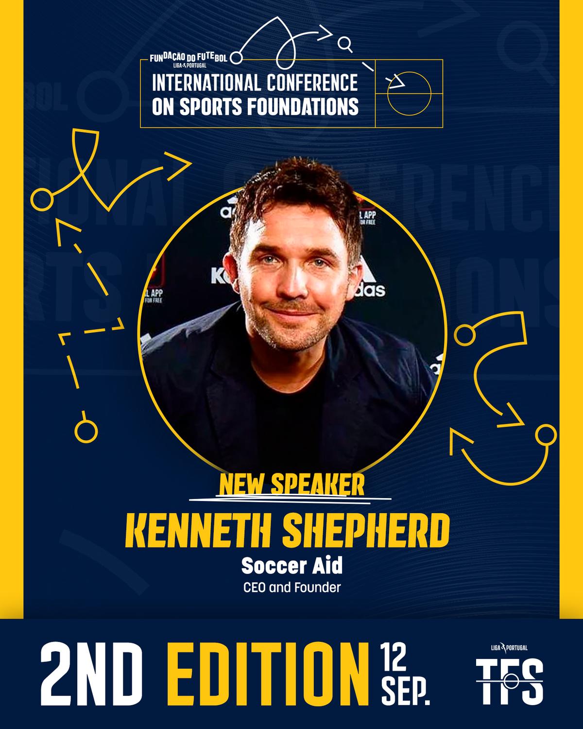 Kenneth Shepherd completa lote de oradores do 2º Congresso Internacional de Fundações Desportivas