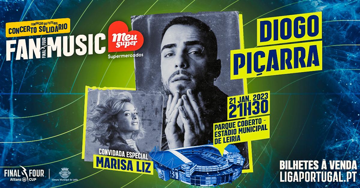 Diogo Piçarra e Marisa Liz no Meu Super Fan Music da Final Four