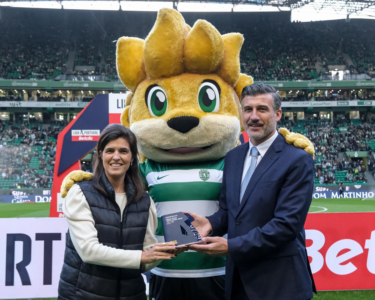 Fundação Sporting recebeu Prémio de Responsabilidade Social de janeiro