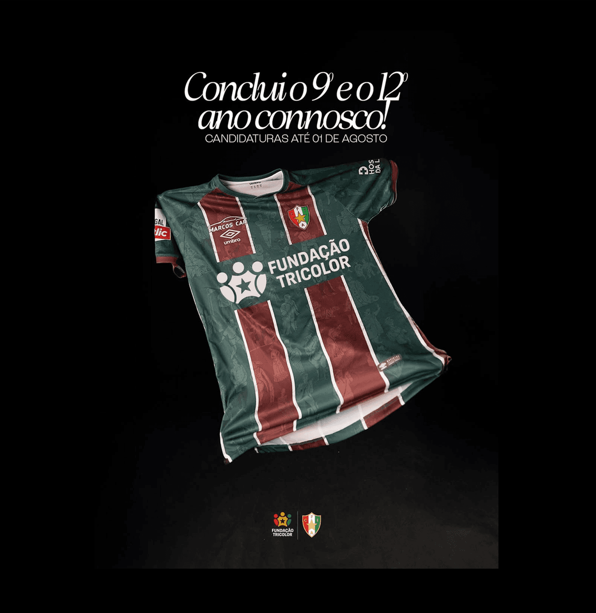 Fundação Tricolor e Estrela da Amadora lançam cursos com equivalência escolar e foco desportivo