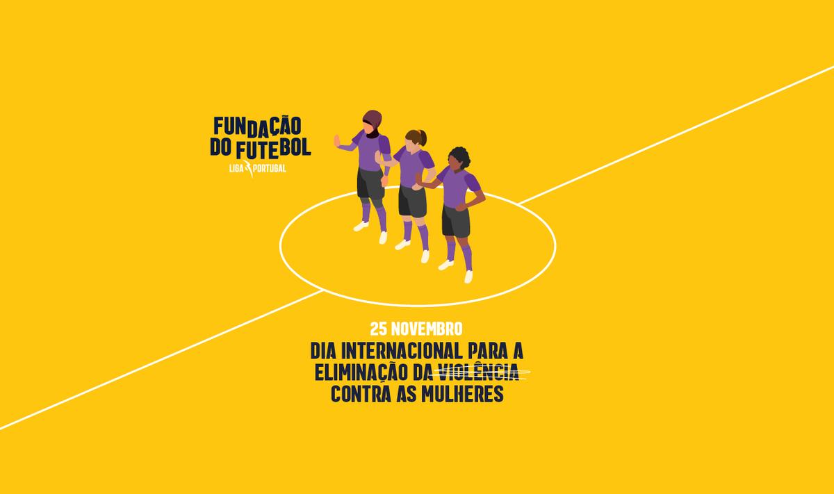 Futebol veste-se de roxo pela Eliminação da Violência Contra a Mulher 